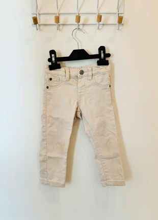 HEMA beige creme broek | pants | maat 80 | kids | stretch, brand: Hema, condizioni: Ottime, taglia: 12-18 mesi / 80 cm, €2.50, €3.33 include la Protezione acquisti