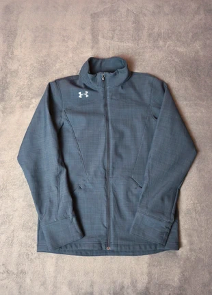 Veste Under Armour Softshell imperméable col camionneur full zip gris logo brodé - M, brand: Under Armour, condition: Very good, size: M, €25.00, €26.95 includes Buyer Protection