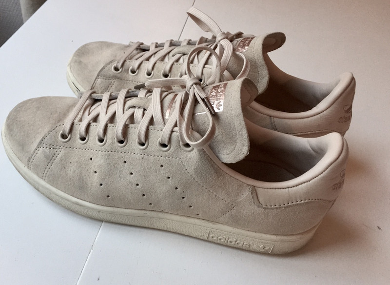 Adidas rosse stan smith clearance