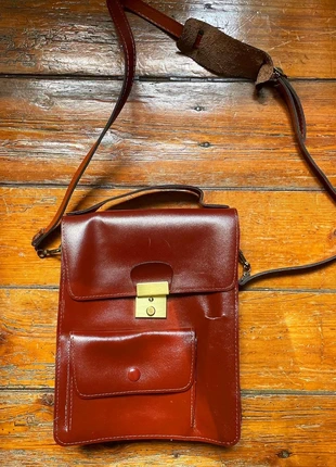 Sac cartable bandoulière en cuir , marca: Vintage, estado: Muito bom, €25.00, €26.95 inclui Proteção do Comprador