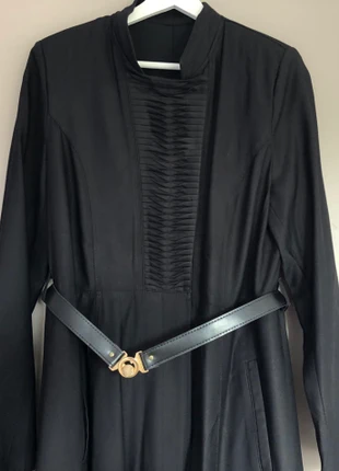 Vintage black long jack zwarte lange jas retro, merk: Akyar collection, staat: Heel goed, maat: XXL / 44 / 16, € 18,00, € 19,60 inclusief Kopersbescherming