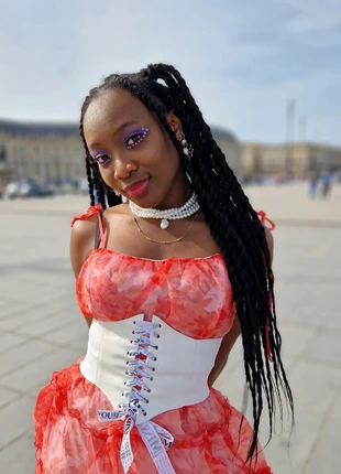 Robe rouge fluide, état: Très bon état, taille: S / 36 / 8, 5,00 €, 5,95 € Protection acheteurs incluse