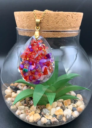 Collier de nacre de coquillages et pierres naturelles, marque: Fait Main, état: Neuf sans étiquette, 8,00 €, 9,10 € Protection acheteurs (Pro) incluse