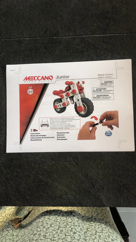 Meccano junior motorcycle