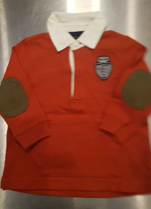 Laatste Tommy Hilfiger rugbypolo oranjebruin, maat 12 maanden (Nieuw), marca: Tommy Hilfiger, estado: Nuevo sin etiquetas, tamaño: 12-18 meses / 80 cm, 23,00 €, 24,85 € Protección al comprador incluida
