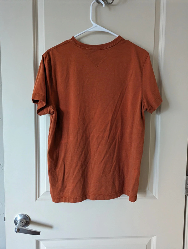 Orange Short-sleeved Tommy Hilfiger T-shirt 2