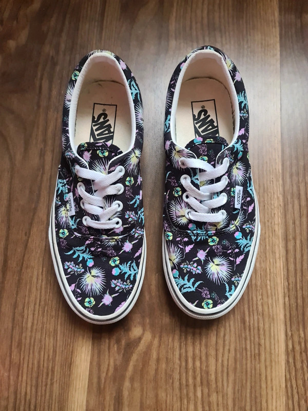 Vans with cheap floral print