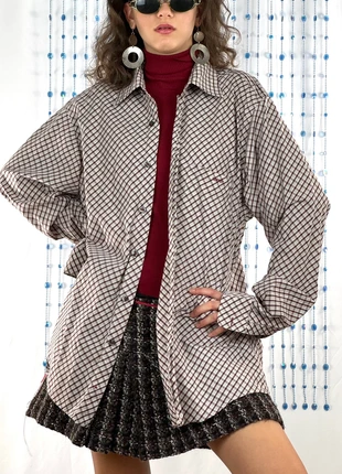 Vintage esprit oversized checkered shirt plaid retro cotton, marke: Esprit, zustand: Sehr gut, größe: XL, 10,00 €, 10,70 € inklusive Vinted-Käuferschutz