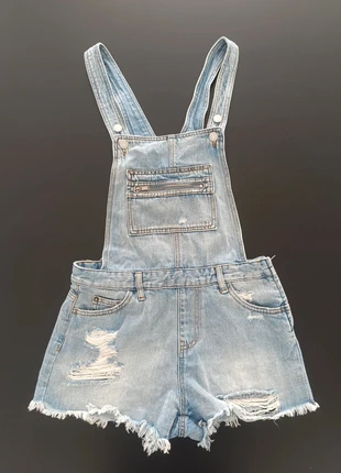 Peto corto vaquero talla S, marca: Pull & Bear, estado: Muy bueno, tamaño: S / 36 / 8, 3,00 €, 3,85 € Protección al comprador incluida