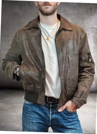 Blouson Cuir, marque: Vintage Dressing, état: Bon état, taille: M, 69,00 €, 73,15 € Protection acheteurs incluse