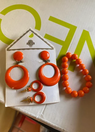 Pendites flamenca naranja grande y pequeño, merk: Local, staat: Heel goed, € 5,00, € 5,95 inclusief Kopersbescherming