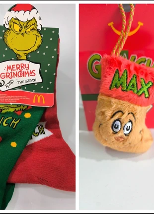 MC Donald's gioco il Grinch più calzini, brand: McDonald's, condizioni: Nuovo senza cartellino, taglia: Taglia unica, €5.00, €5.95 include la Protezione acquisti