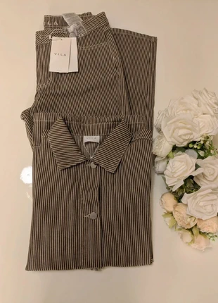 Ensemble VILA taille 34 chemise/veste + pantalon marron beige, brand: Vila, condition: New with tags, size: XS / 34 / 6, €28.00, €30.10 includes Buyer Protection