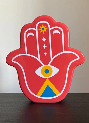 Red Ceramic Vase - Hand of Fatima Hamsa - Decorative - Major Imperfection, marca: Balvi, estado: Satisfactorio, 12,99 €, 14,34 € Protección al comprador Pro incluida