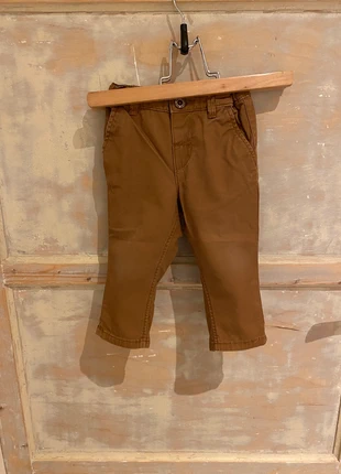 Bruine chino, pantalon, nette broek, marque: H&M, état: Très bon état, taille: 9-12 mois / 74 cm, 2,50 €, 3,33 € Protection acheteurs incluse