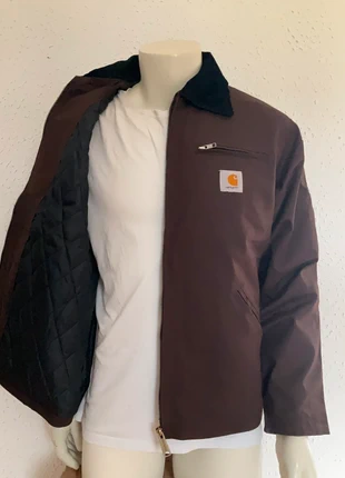 Carhartt Detroit Jacket Y2KStyle Brown Edition Rework taille L, brand: Carhartt, condition: Very good, size: L, €75.00, €79.45 includes Buyer Protection Pro