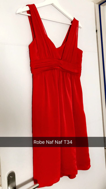 Robe rouge Naf Naf 34