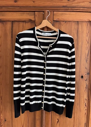 Cardigan rayé Zara, brand: Zara, condizioni: Ottime, taglia: M / IT 42 / EU 38, €11.00, €12.25 include la Protezione acquisti
