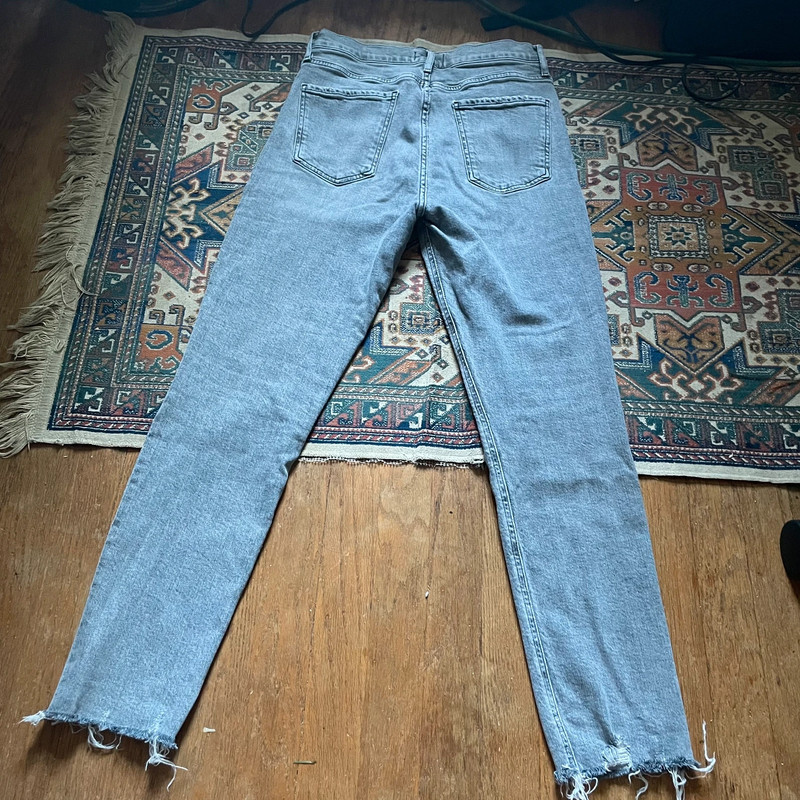 Agolde Grey Nico High-Rise Skinny Jeans 5