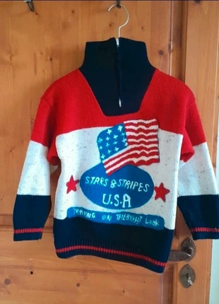 Pull camionneur usa, brand: Boutique indépendante, condition: Very good, size: 8 years / 128 cm, €4.00, €4.90 includes Buyer Protection