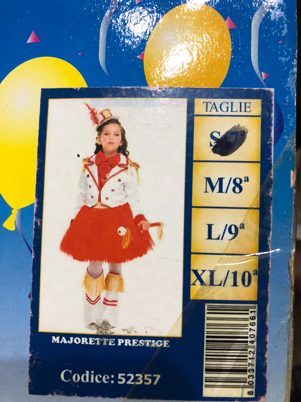 Costume di carnevale “Majorette Prestige”