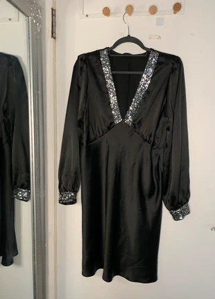 Silk Shiny Festive Dress, brand: Dunnes Stores, condition: Very good, size: XXL / 44 / 16, €14.99, €16.44 includes Buyer Protection
