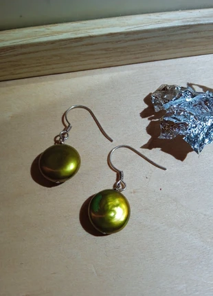 Boucles d'oreilles nacre, brand: Fabrication Artisanale, condition: New without tags, €2.00, €2.80 includes Buyer Protection