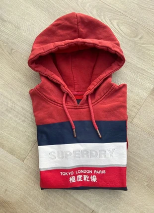 Sweat à capuche pull  Superdry rouge T.38 femme, marke: Superdry, zustand: Sehr gut, größe: M / 38 / 10, 8,00 €, 9,10 € inklusive Vinted-Käuferschutz