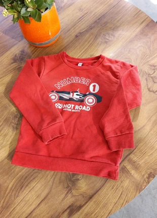 Pull 6 ans  number 1 hot road, merk: NPO Kid, staat: Goed, maat: 6 jaar / 116 cm, € 1,00, € 1,75 inclusief Kopersbescherming