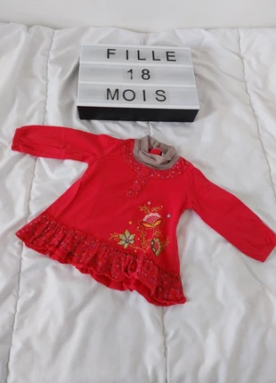 Tee-shirt manche longue fille 18 mois, brand: Je Ne C'est Pas, condition: Very good, size: 18-24 months / 86 cm, €3.00, €3.85 includes Buyer Protection