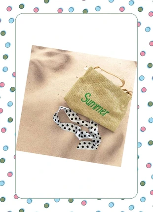 Sac plage en paille - Summer - kaki, marque: aucune, état: Neuf avec étiquette, 5,49 €, 6,46 € Protection acheteurs (Pro) incluse