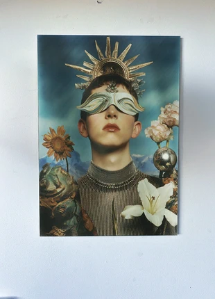 Poster métallique 30cm x 42cm Femme Portrait Abstrait + aimant mural fourni., marke: portrait, zustand: Sehr gut, 28,50 €, 30,63 € beinhaltet Vinted-Käuferschutz Pro