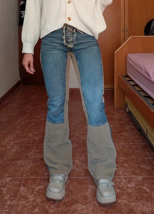 Pantalones vaqueros Y2K de pana acampanados de tiro bajo nuevos vintage, brand: Big Blue, condizioni: Nuovo senza cartellino, taglia: S / IT 40 / EU 36, €18.99, €20.64 include la Protezione acquisti