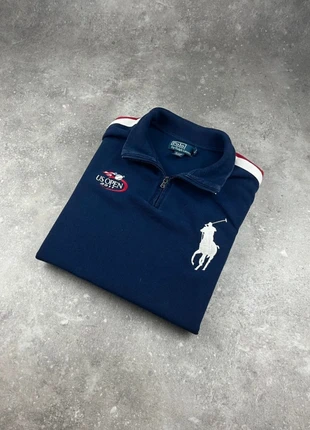 Polo Ralph Lauren Half-zip 1/4 Un quart zip Pull Col Camionneur US Open 2011 XXL Bleu Marine 🇺🇸, marca: Ralph Lauren, estado: Muy bueno, tamaño: XXL, 95,00 €, 100,45 € Protección al comprador incluida