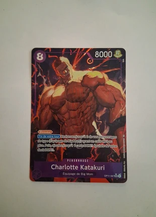 Charlotte katakuri sr parallèle fr op11-067 one piece tcg bandai collection, marque: Bandai, état: Très bon état, 16,00 €, 17,50 € Protection acheteurs incluse