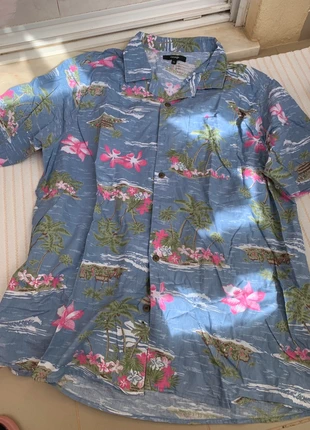 Camisa com flores, marca: George, estado: Novo sem etiquetas, tamanho: XL, €4.99, €5.94 inclui Proteção do Comprador