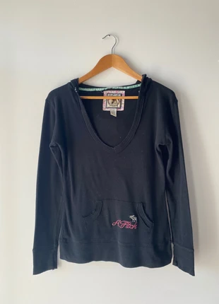 T-shirt Abercrombie noir manches longues, marque: Abercrombie & Fitch, état: Très bon état, taille: L / 40 / 12, 15,00 €, 16,45 € Protection acheteurs incluse
