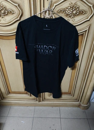 Maglia t shirt nera lord of the rings middle earth Shadow of war PS Sony Nintendo, marca: Sony, estado: Novo sem etiquetas, tamanho: L, €5.00, €5.95 inclui Proteção do Comprador