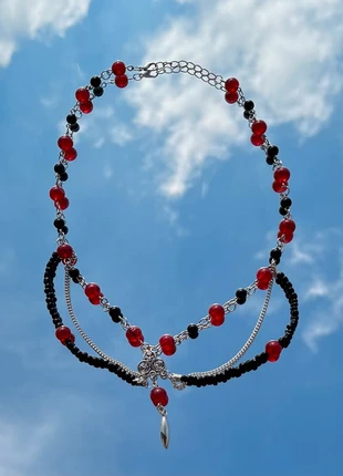 Collana Rosso, brand: Vintage, condizioni: Ottime, €9.00, €10.15 include la Protezione acquisti