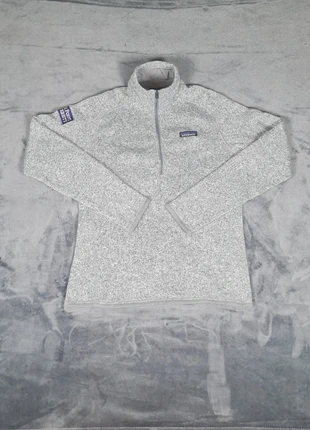 Polaire Patagonia Better Sweater 1/4 zip grise femme en taille M, merk: Patagonia, staat: Heel goed, maat: M / 38 / 10, € 34,00, € 36,40 inclusief Kopersbescherming