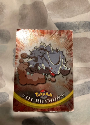 Topps Rhyhorn Holo Pokémon, brand: Pokémon, condition: Good, £10.00, £11.20 includes Buyer Protection
