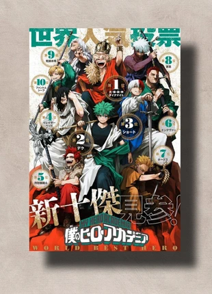 My hero academia poster A3, marque: My Hero Academia, état: Très bon état, 10,00 €, 11,20 € Protection acheteurs incluse
