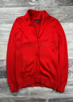 Cardigan Tommy Hilfiger Rouge taille S, marque: Tommy Hilfiger, état: Très bon état, taille: S / 36 / 8, 10,00 €, 11,20 € Protection acheteurs (Pro) incluse