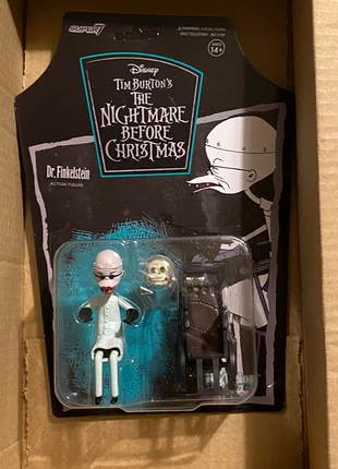 The Nightmare Before Christmas Super 7 ReAction Dr Finkelstein Action Figure, brand: Reaction, condition: New without tags, size: One size, £14.00, £15.42 includes Buyer Protection