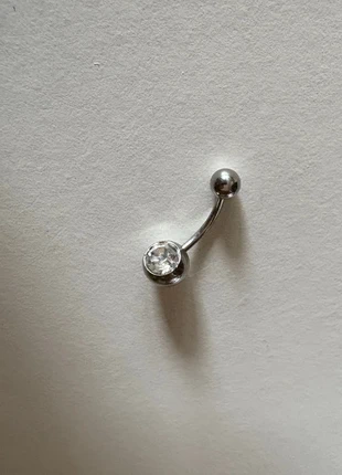Piercing nombril • argenté & strass 🌿, condizioni: Ottime, €2.00, €2.80 include la Protezione acquisti