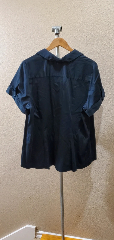 Lane Bryant Short Sleeve Button Up Blouse 4