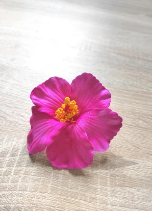 Pince a cheveux hibiscus rose foncée  idéale pour un look pin up rétro vintage rockabilly, brand: PIN-UP, condition: New without tags, €6.00, €7.00 includes Buyer Protection Pro