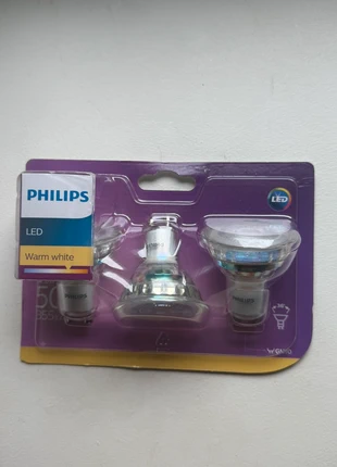 Lot de 2 Ampoules LED GU10 Philips - Blanc Chaud, brand: Philips, condizioni: Nuovo con cartellino, €7.00, €8.05 include la Protezione acquisti