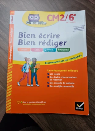 Cahier bien écrire et bien rédiger cm2 6ème, staat: Nieuw zonder prijskaartje, € 2,00, € 2,80 inclusief Kopersbescherming