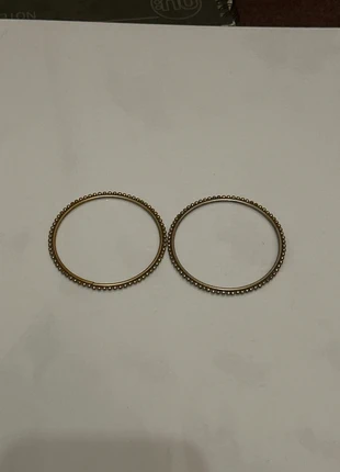 Elegant thin gold bangles-set of two, brand: NO LABEL, condition: New without tags, £2.00, £2.80 includes Buyer Protection